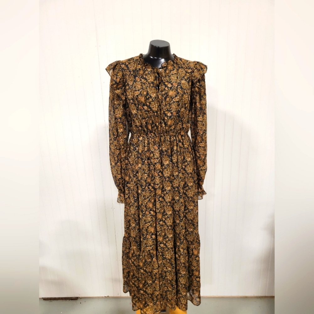 Long Sleeve Floral Dress